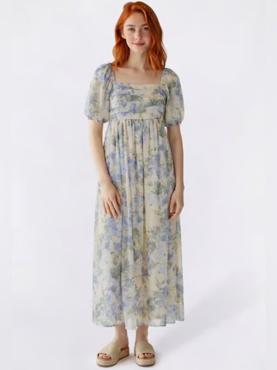 Wallflower Dresses & Skirts - NEW…Wallflower Floral Puff Sleeve Maxi Dress